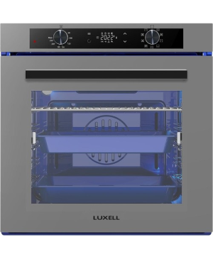 Luxell A68-gf3(ddt) 9+1 Pro Platinium Gri Ankastre Fırın 88 Lt.