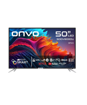 Onvo 50OV6000U 50'' Ultra Hd 4k Android 13 Smart Led Tv