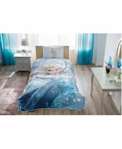 Taç 1000009270 Noname Cpp Disney Frozen Glıtter Yatak Örtüsü + Yastık Kılıfı