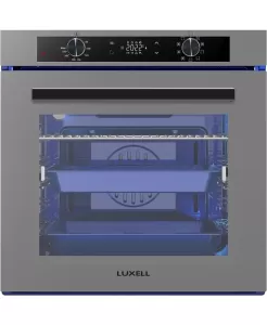 Luxell A68-gf3(ddt) 9+1 Pro Platinium Gri Ankastre Fırın 88 Lt.