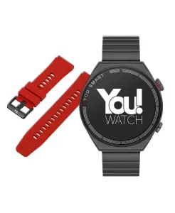 You Watch R13-ar134 You Black & Red Unisex Kol Saati