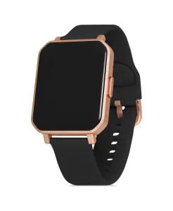 You Watch F12-yf123 You Gold & Black Silicon Unisex Kol Saati