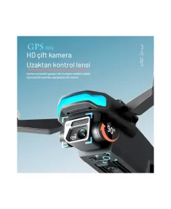 Piha S132 Gps Drone 1080plus Hd Çift Kamera 5g Wı-fı Drone