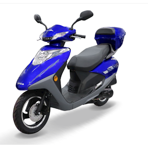 Kral Spıca Benzinli 100cc Scooter Mavi