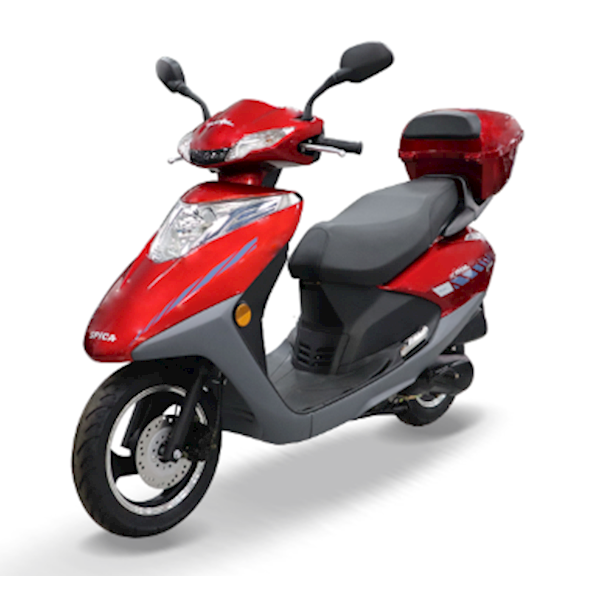 Kral Spıca Benzinli 100cc Scooter Kırmızı