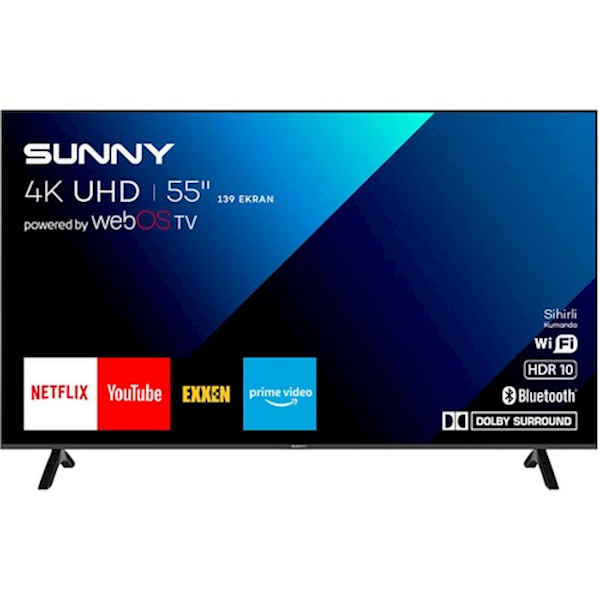 Sunny Sn55FMN252-0276 Mtr 55'' Uhd 4k Webos Led Tv