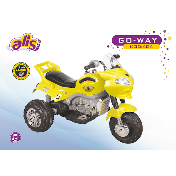 Aliş 404 Go-Way 12v Akülü Motorsiklet