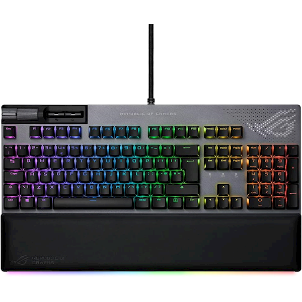 Asus Rog Strix Flare Iı Animate Aura Sync Rgb Nx Red Switch Kablolu Mekanik Oyuncu Klavyesi