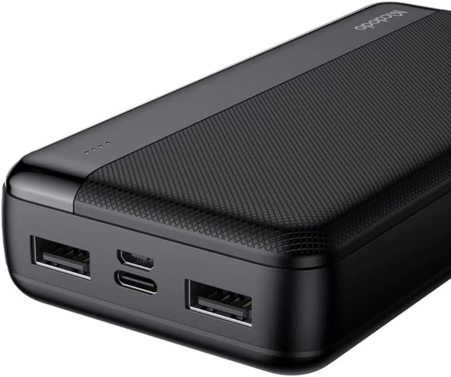 Mcdodo Mc-1370 20000 Mah Çift Usb Çıkışlı 5v 2.1a Led Göstergeli Powerbank - Siyah