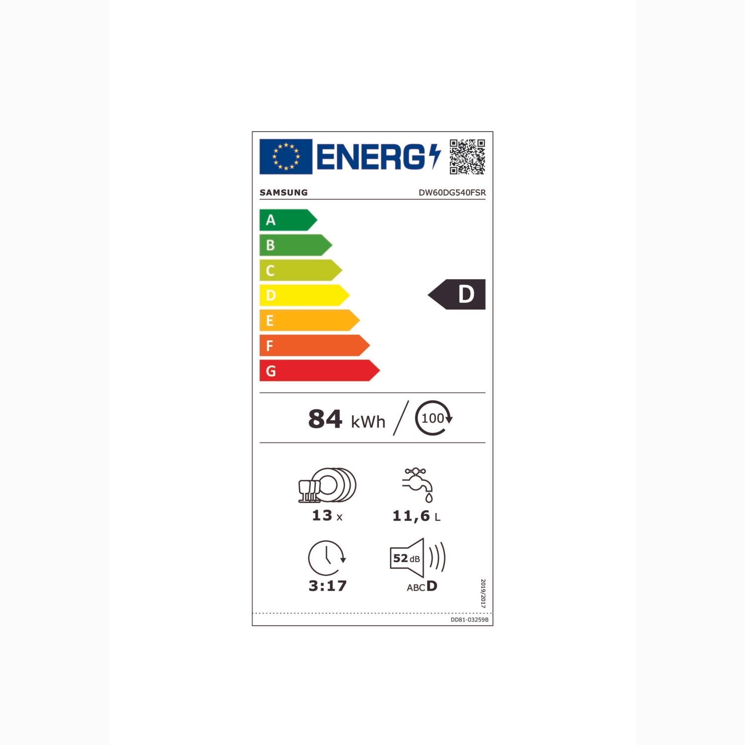 Samsung Dw60dg540fsrtr Bulaşık Makinesi - 205416