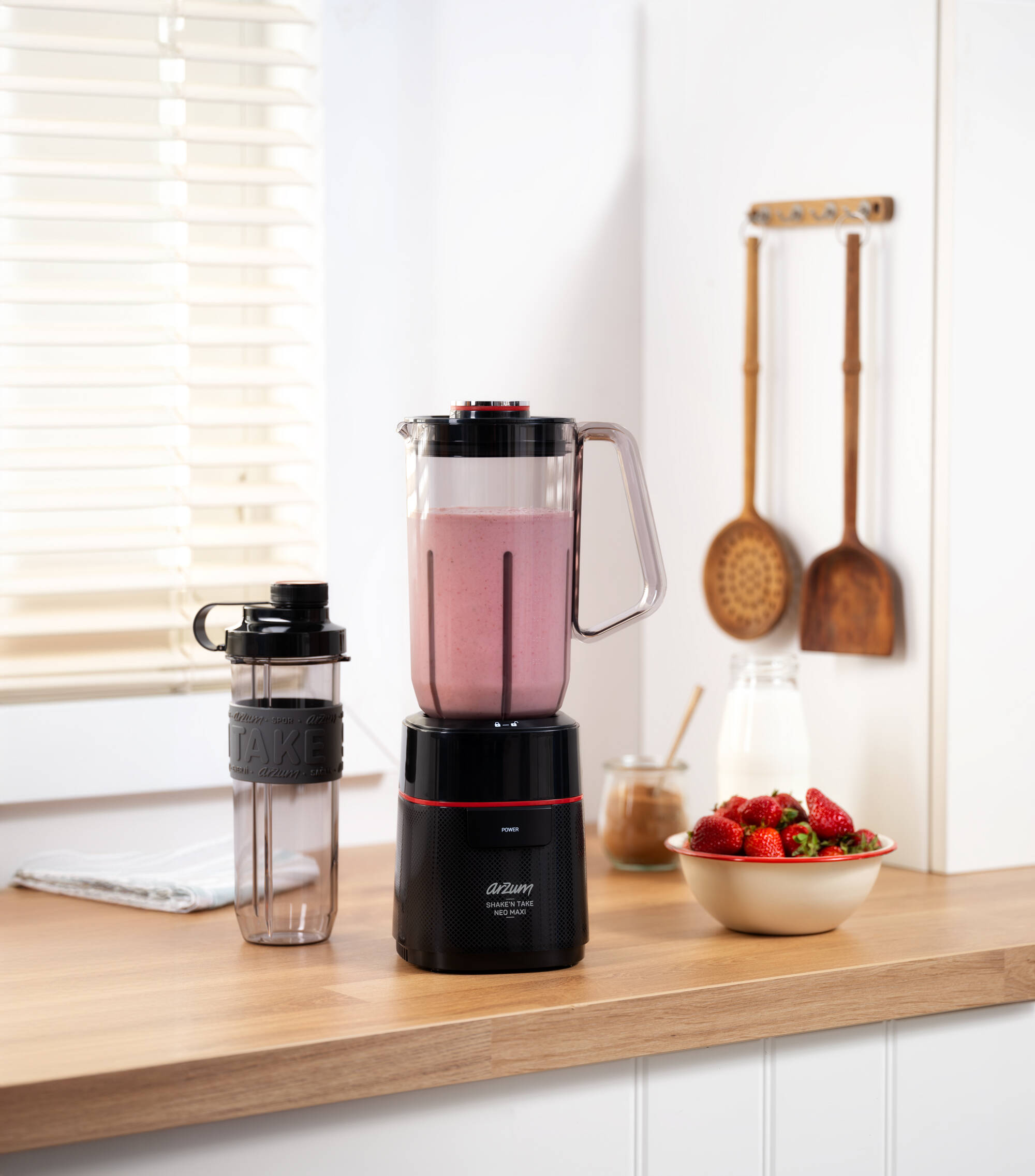 Arzum Ar1174 Shake'n Take Neo Maxi Sürahi Blender Siyah