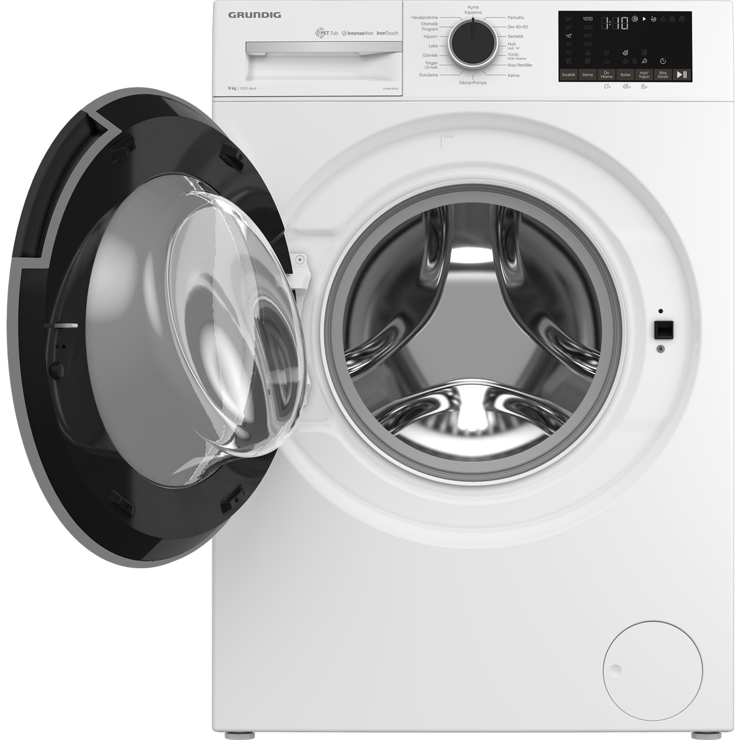 Grundig GPWM 91633 9 kg 1200 Devir Çamaşır Makinesi