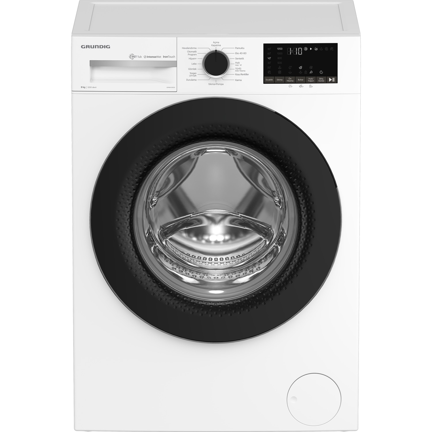 Grundig GPWM 91633 9 kg 1200 Devir Çamaşır Makinesi