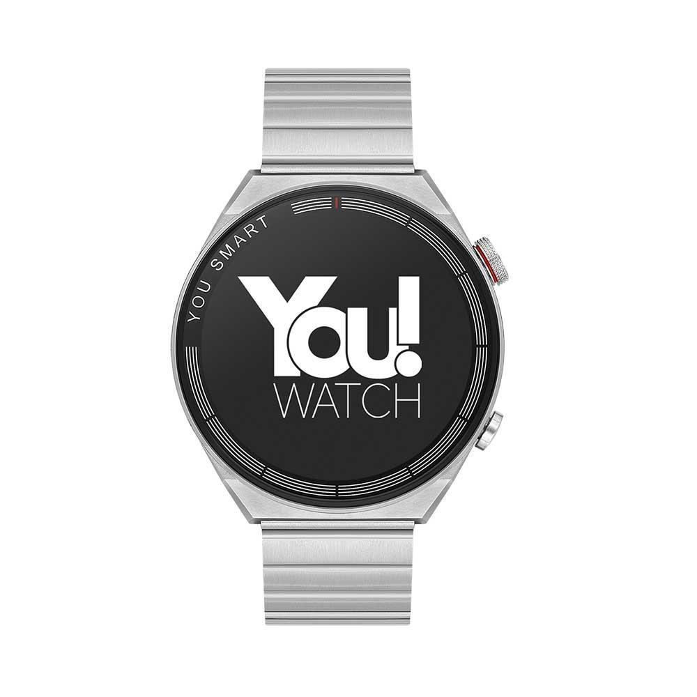 You Watch R13-ar131 You Silver & Black Metal Unisex Kol Saati