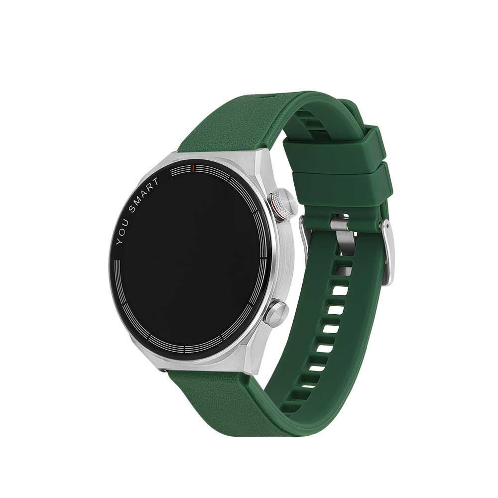 You Watch R13-ar136 You Silver & Green Unisex Kol Saati