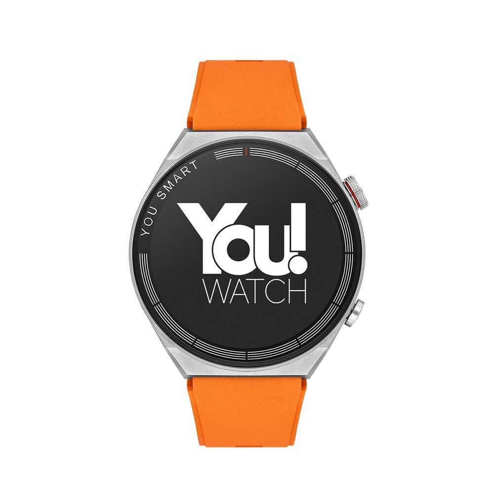 You Watch R13-ar137 You Silver & Orange Unisex Kol Saati