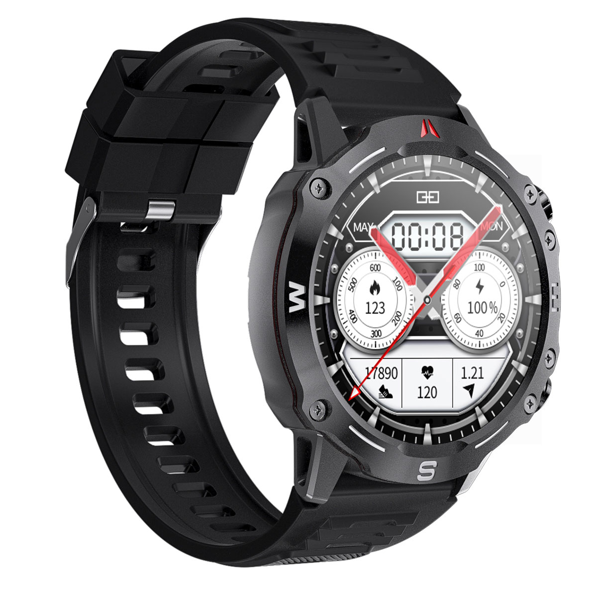 You Watch R15-ar150 You Black & Black Silicon Unisex Kol Saati