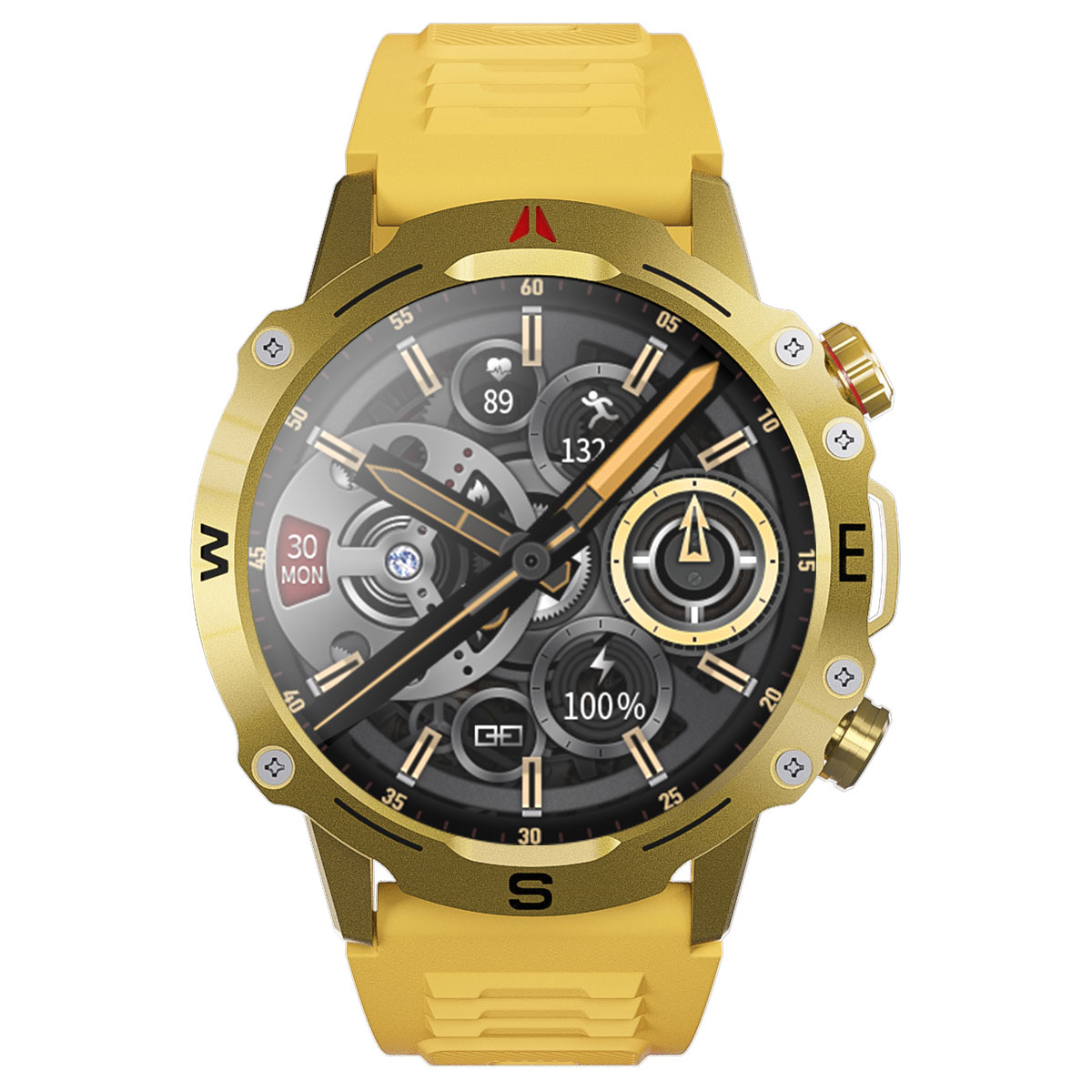 You Watch R15-ar152 You Gold & Yellow Silicon Unisex Kol Saati