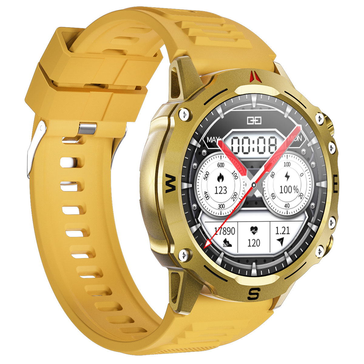 You Watch R15-ar152 You Gold & Yellow Silicon Unisex Kol Saati