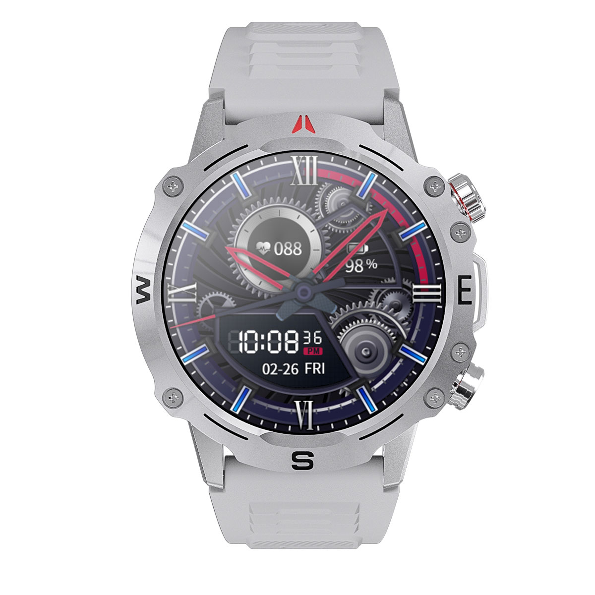 You Watch R15-ar154 You Silver & Grey Silicon Unisex Kol Saati