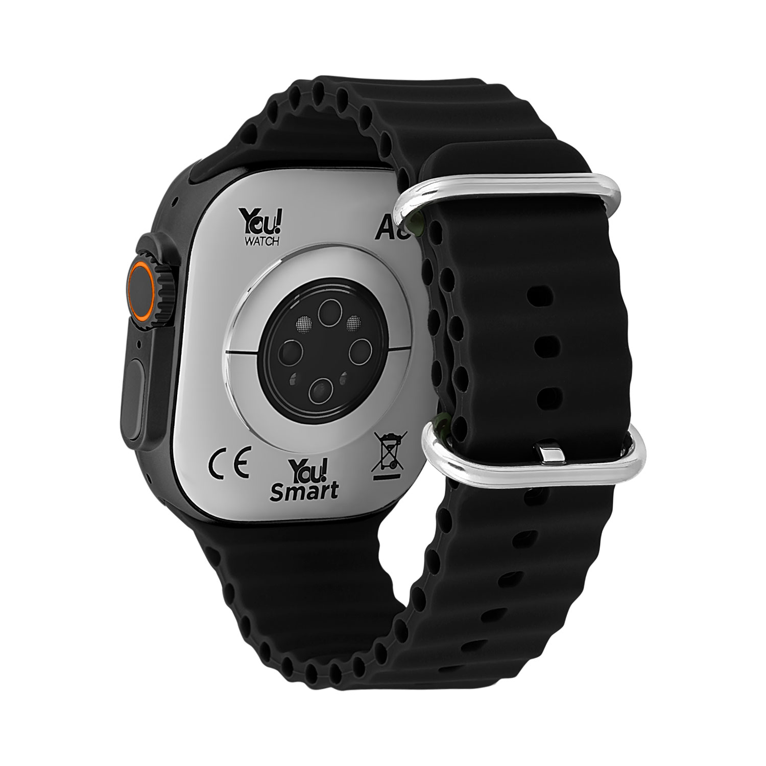 You Watch A8-a80pro You Black & Black Silicon Unisex Kol Saati