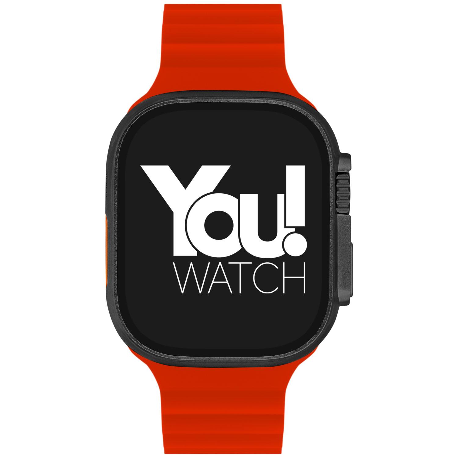 You Watch A8-a81pro You Black & Red Silicon Unisex Kol Saati