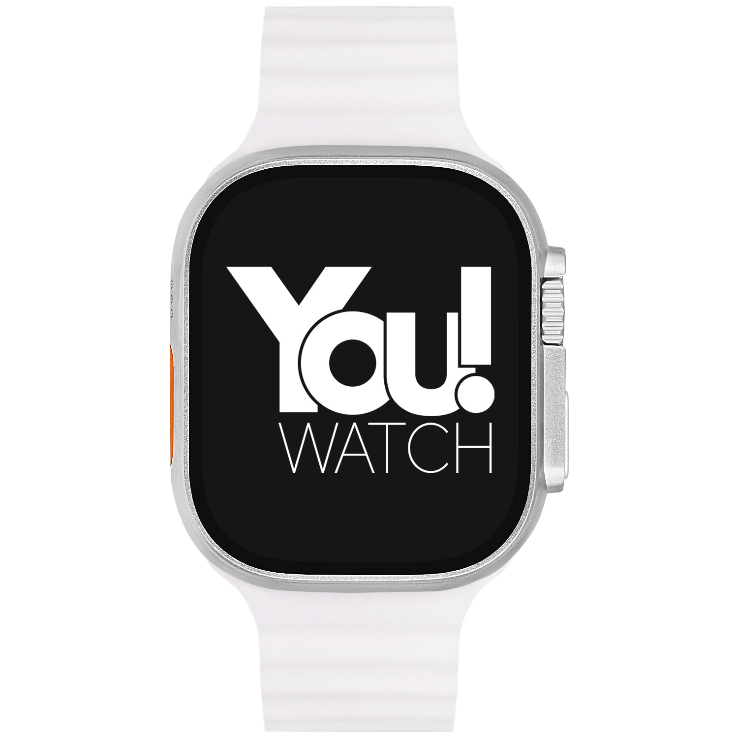 You Watch A8-a84pro You Silver & White Silicon Unisex Kol Saati