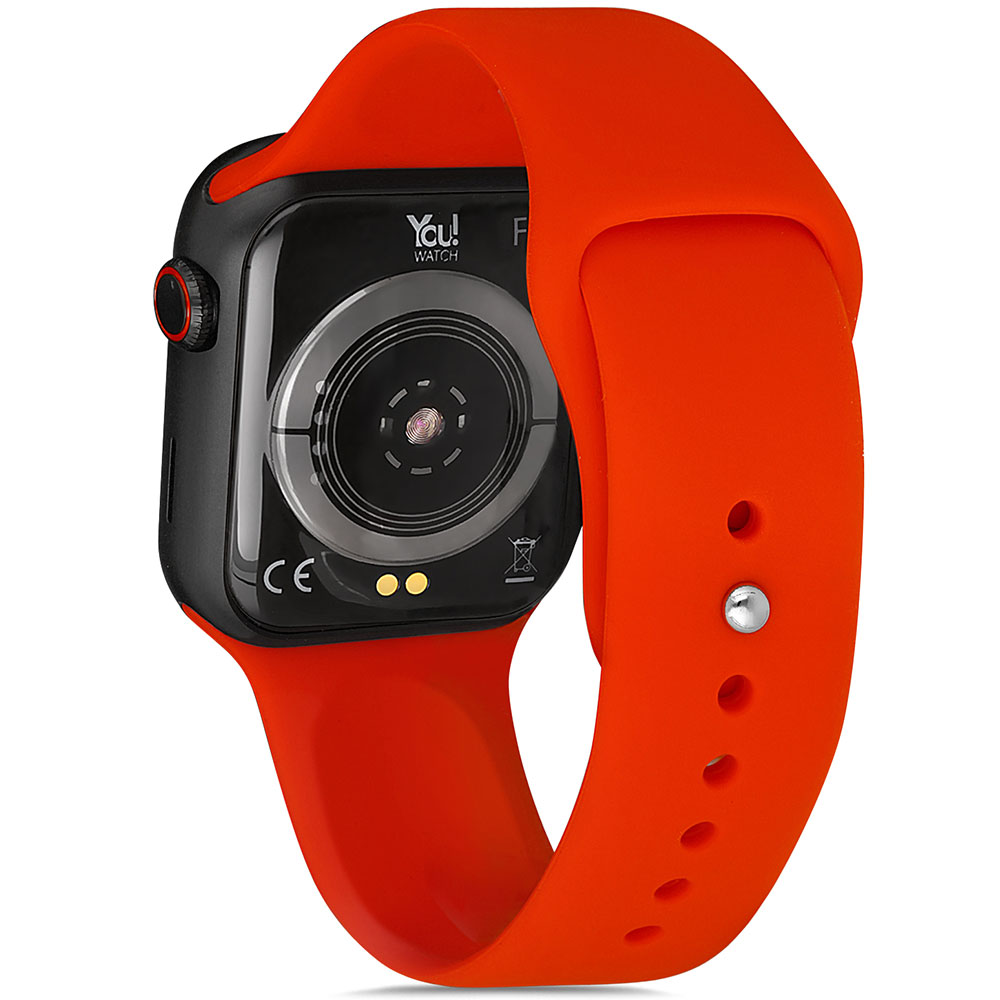 You Watch F3-yf304 You Black & Red Silicon Unisex Kol Saati