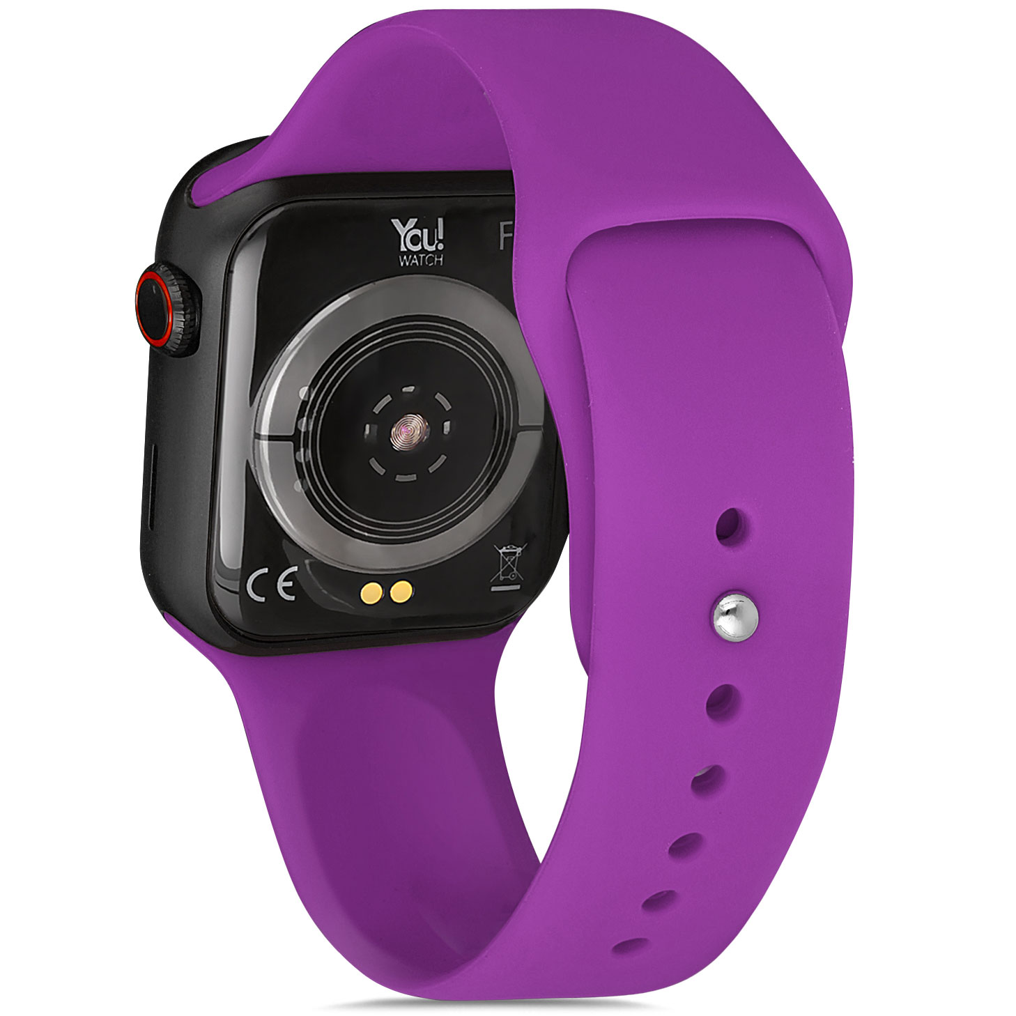 You Watch F3-yf306 You Black & Purple Silicon Unisex Kol Saati