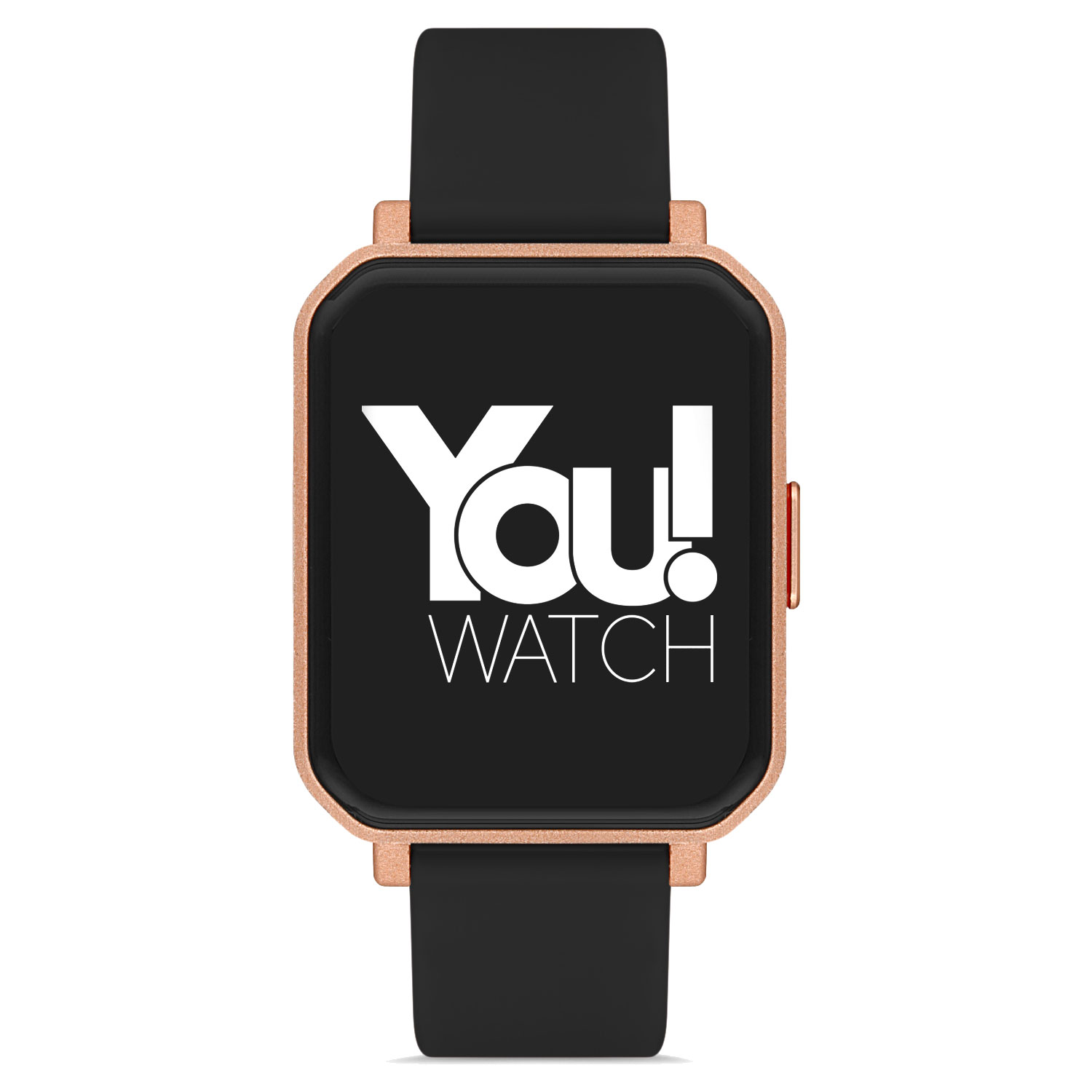 You Watch F12-yf123 You Gold & Black Silicon Unisex Kol Saati