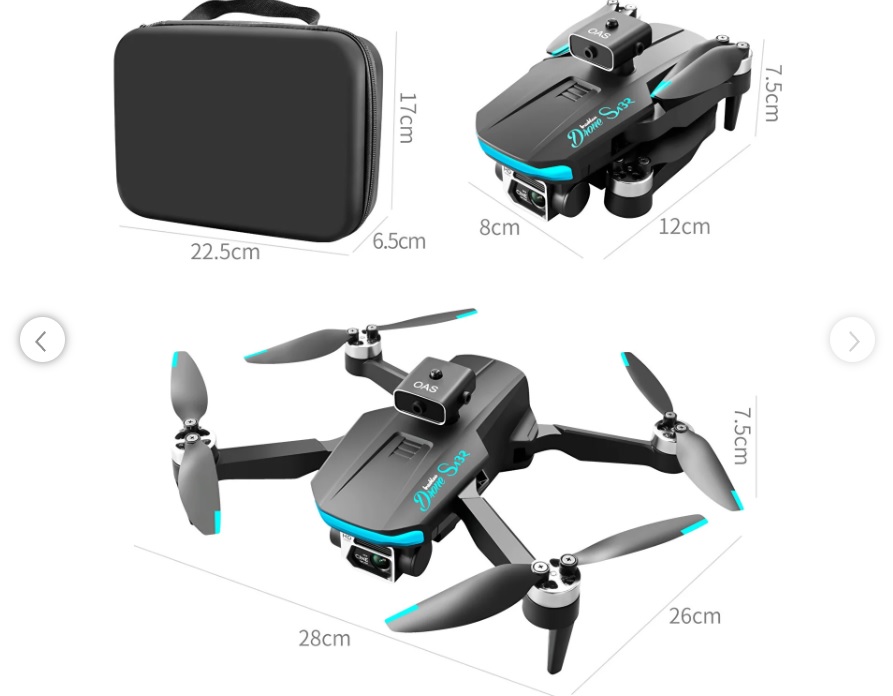 Piha S132 Gps Drone 1080plus Hd Çift Kamera 5g Wı-fı Drone