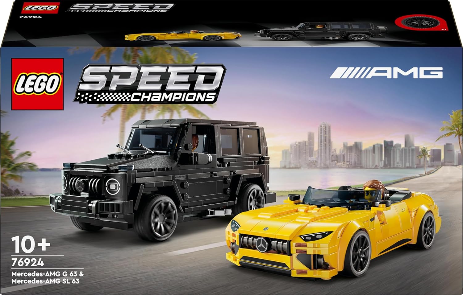 Lego 76924 Speed Champions Mercedes-amg G 63 Ve Mercedes-amg Sl 63