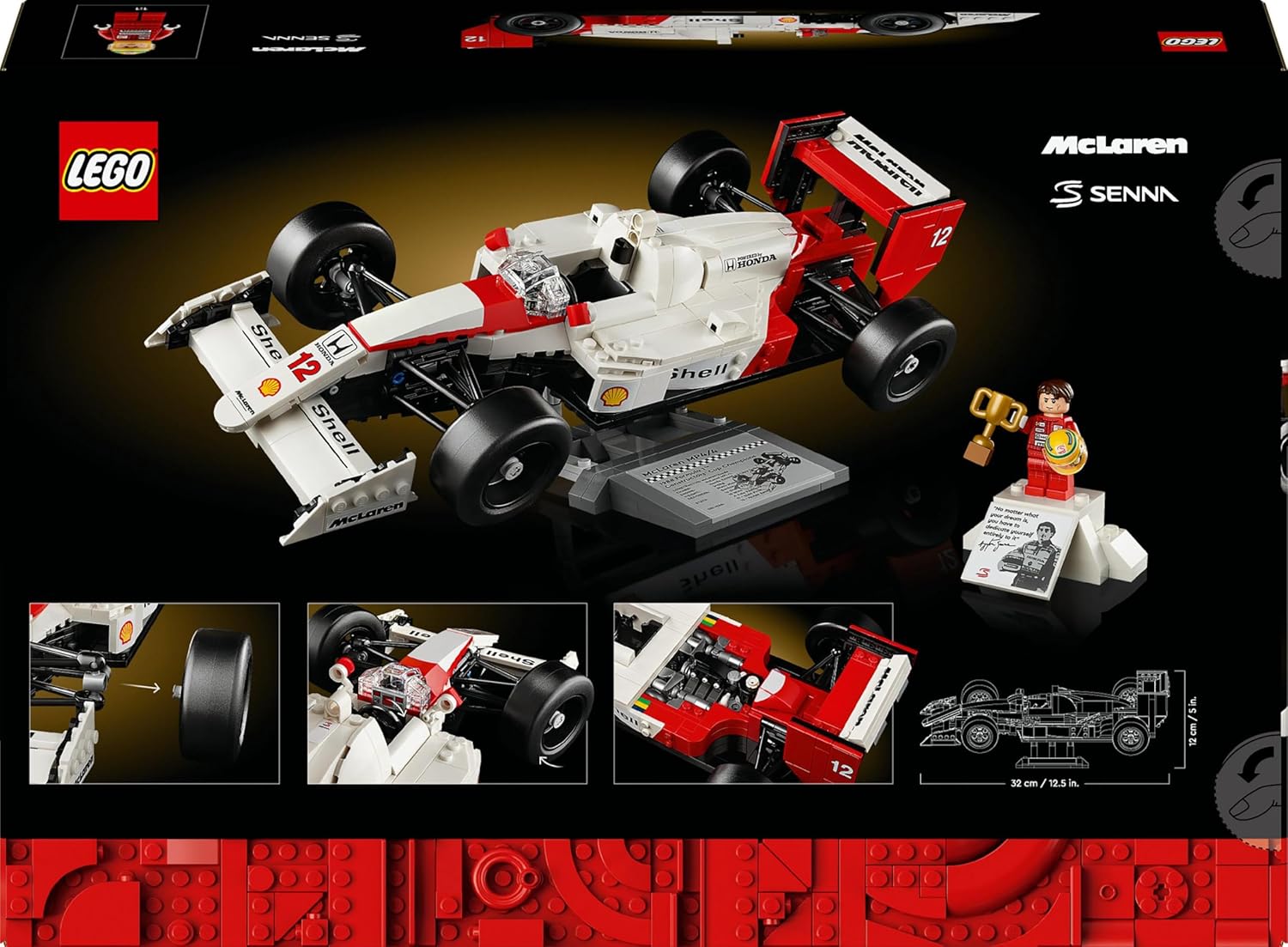 Lego 10330 Icons Mclaren Mp4/4 Ve Ayrton Senna