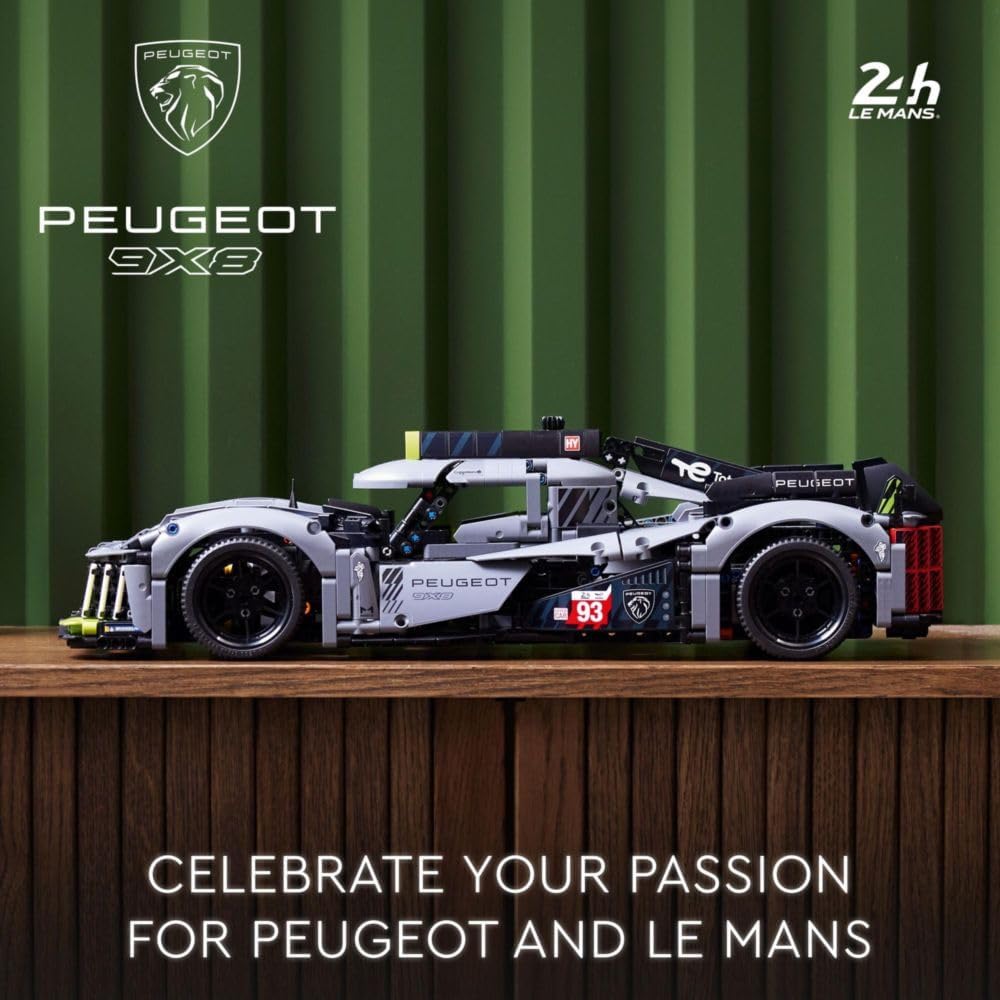 Lego 42156 Technic Peugeot 9x8 24h Le Mans Hybrid Hypercar