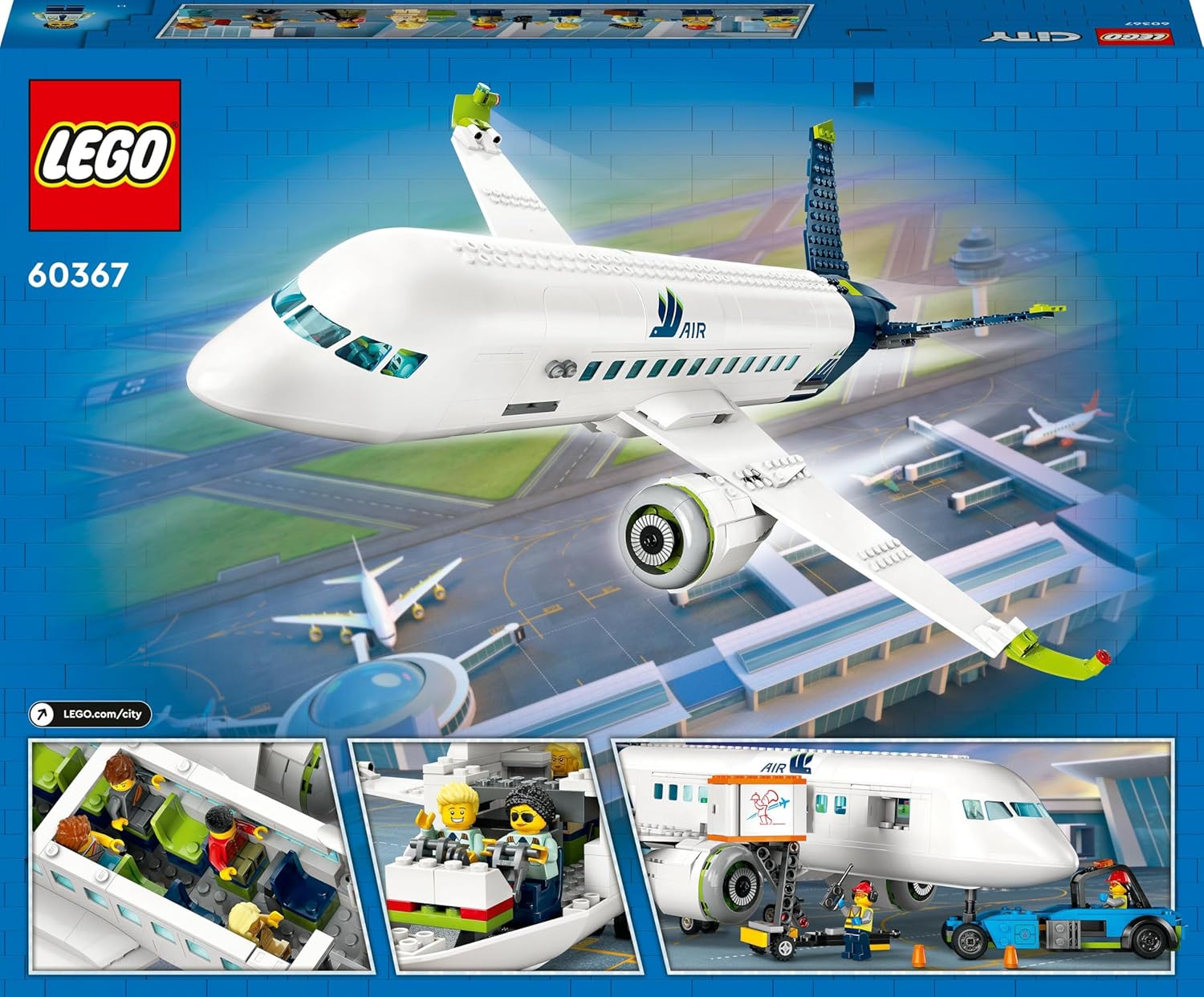 Lego 60367 City Yolcu Uçağı