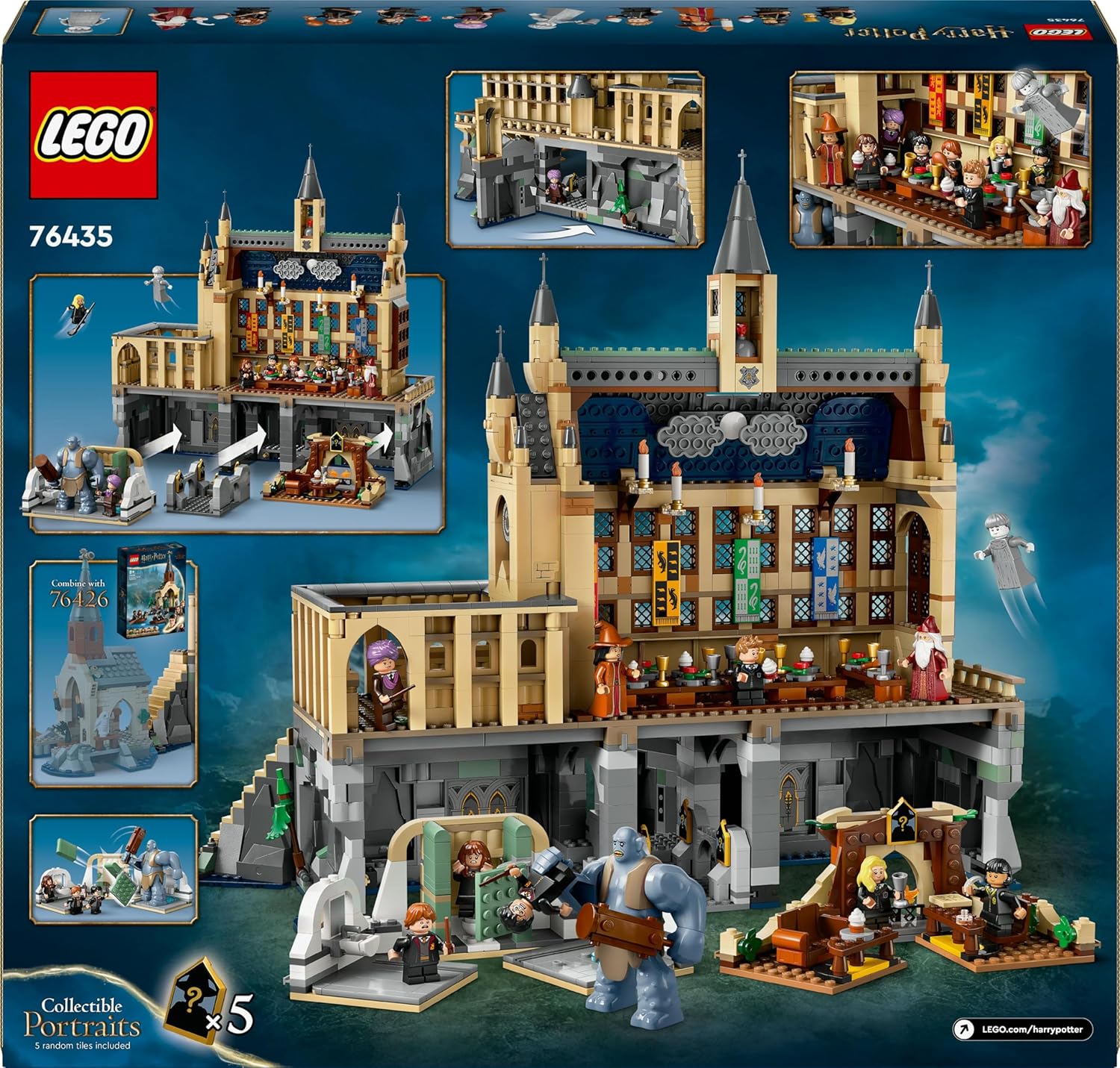 Lego 76435 Harry Potter Hogwarts Şatosu Büyük Salon