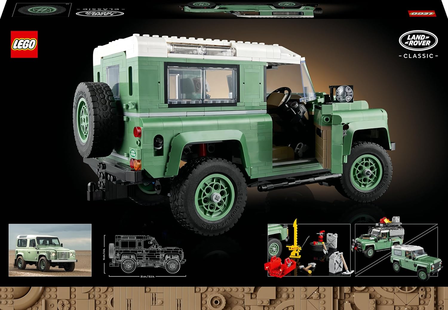 Lego 10317 Icons Land Rover Klasik Defender 90