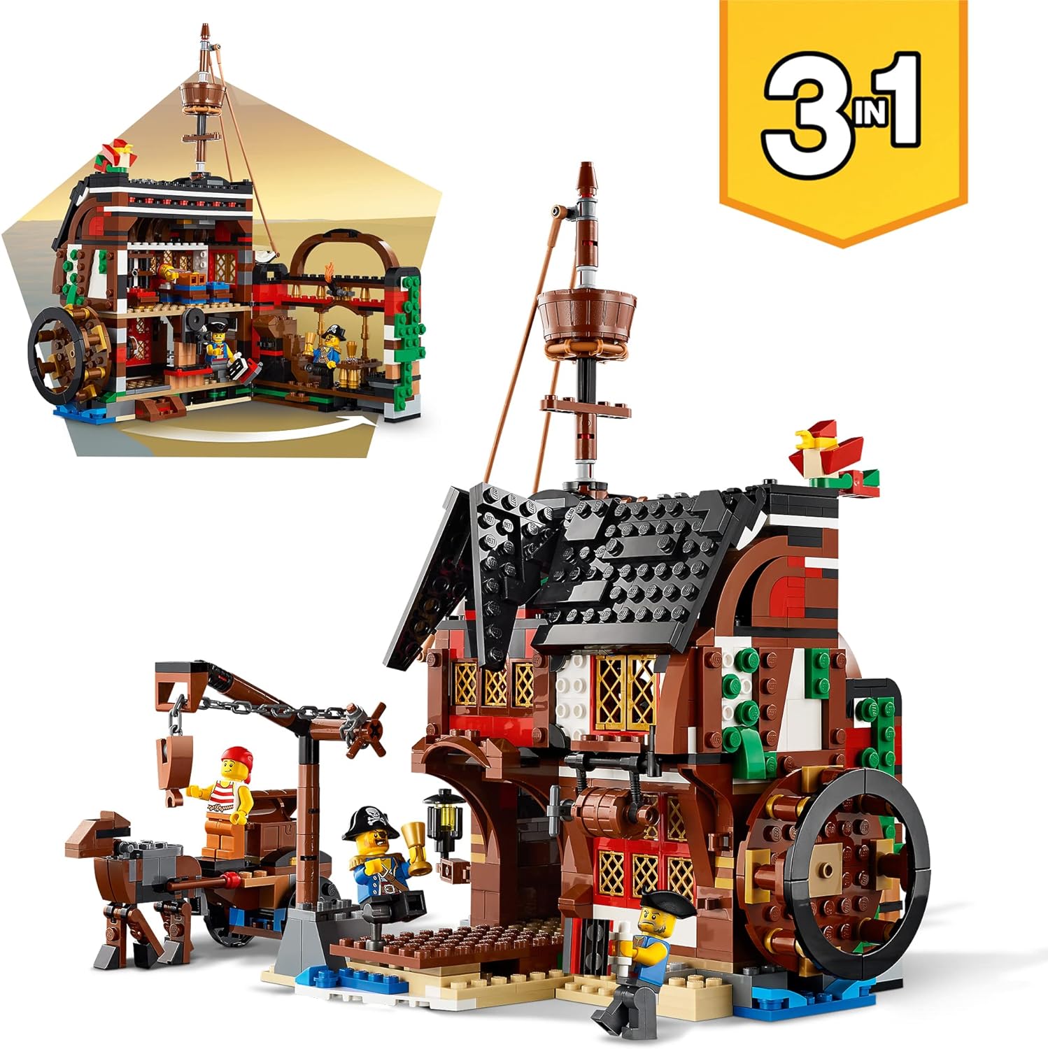 Lego 31109 Creator 3'ü 1 Arada Korsan Gemisi