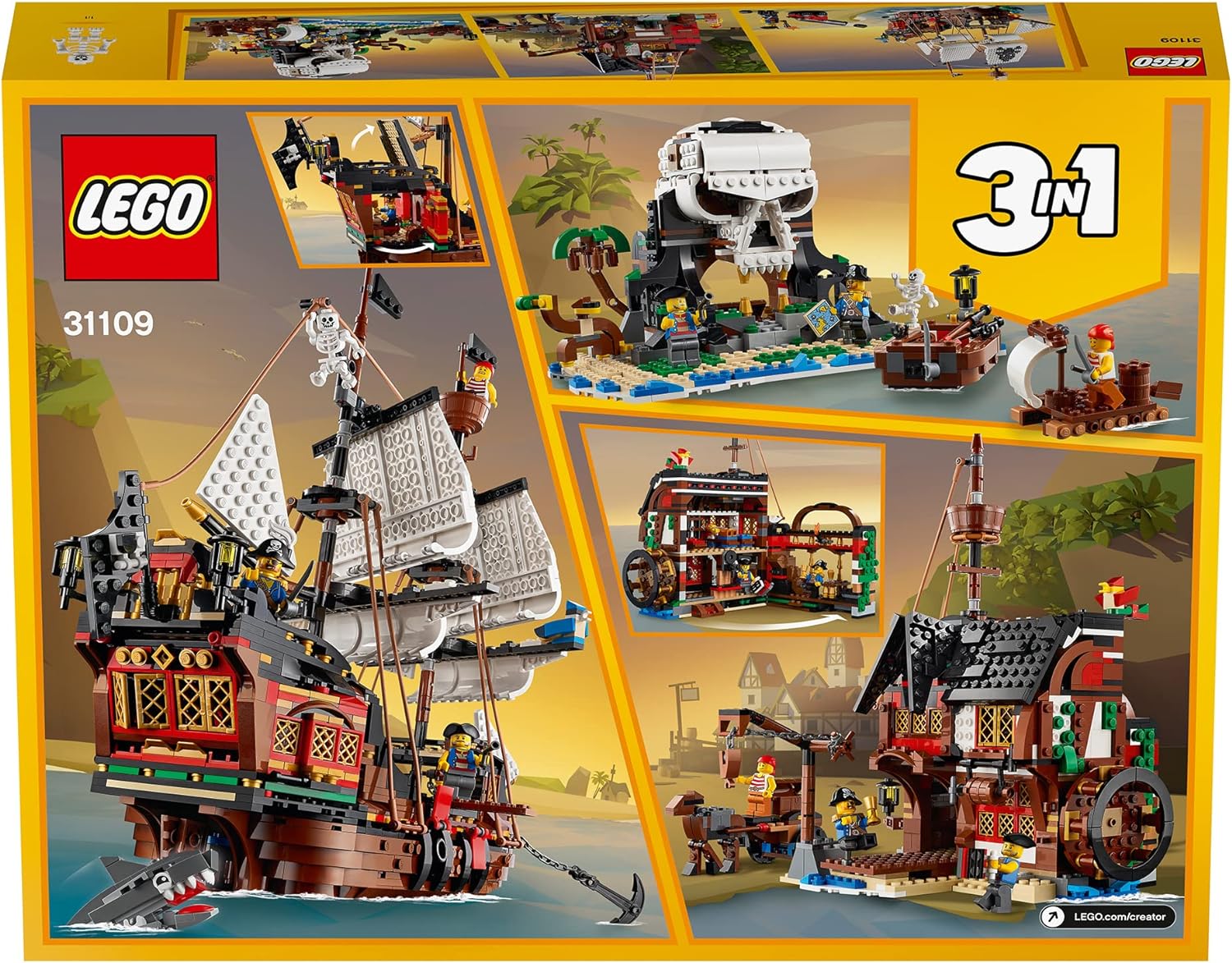 Lego 31109 Creator 3'ü 1 Arada Korsan Gemisi