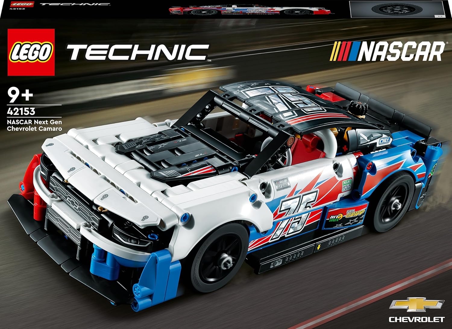 Lego 42153 Technic Nascar Yeni Nesil Chevrolet Camaro Zl1