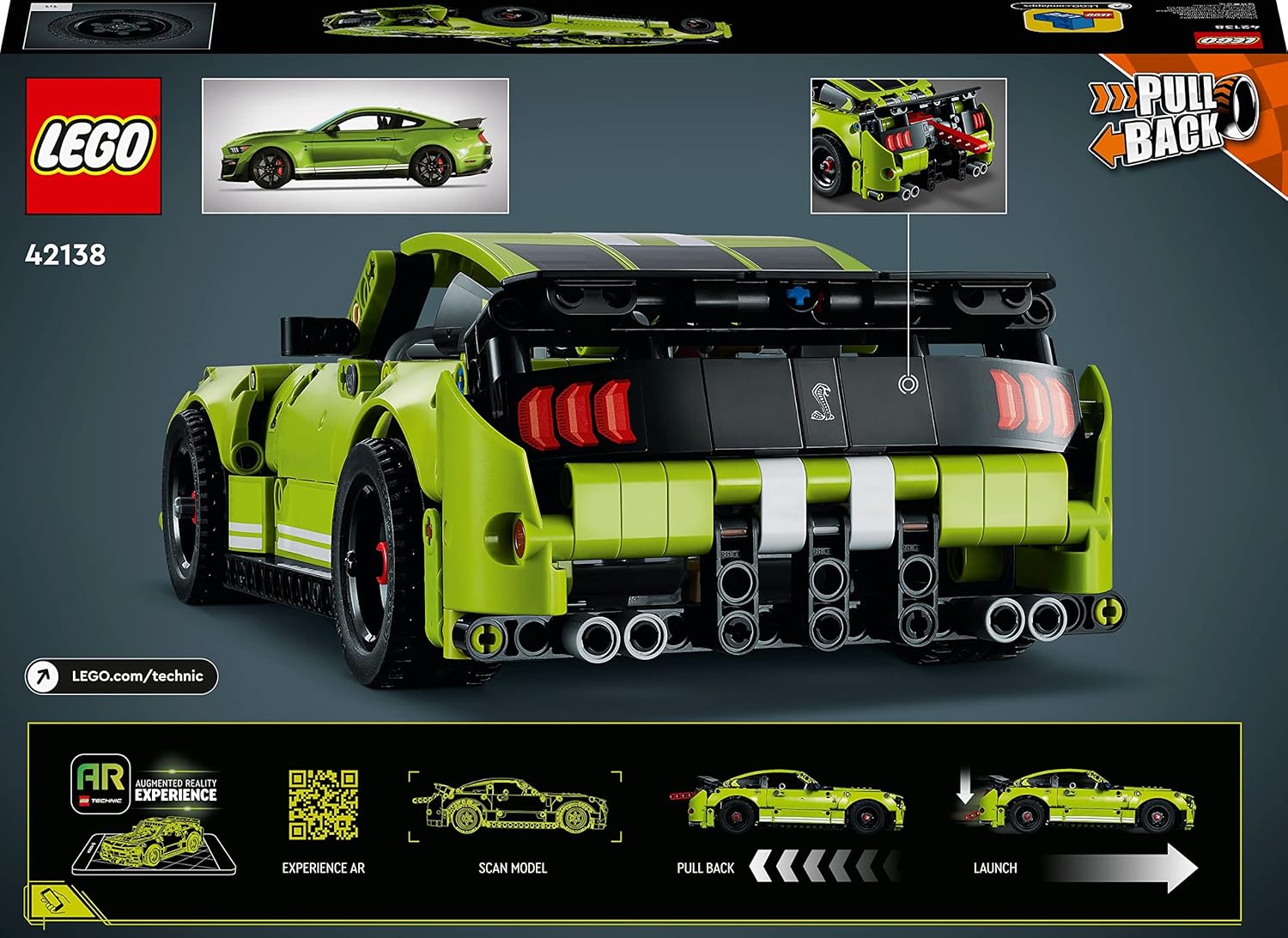 Lego 42138 Technic Ford Mustang Shelby Gt500