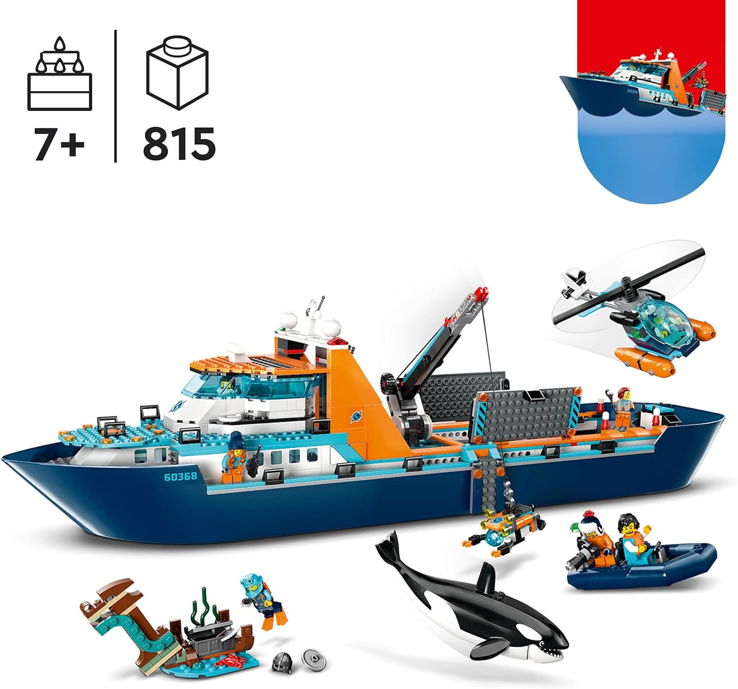 Lego 60368 City Kutup Keşif Gemisi