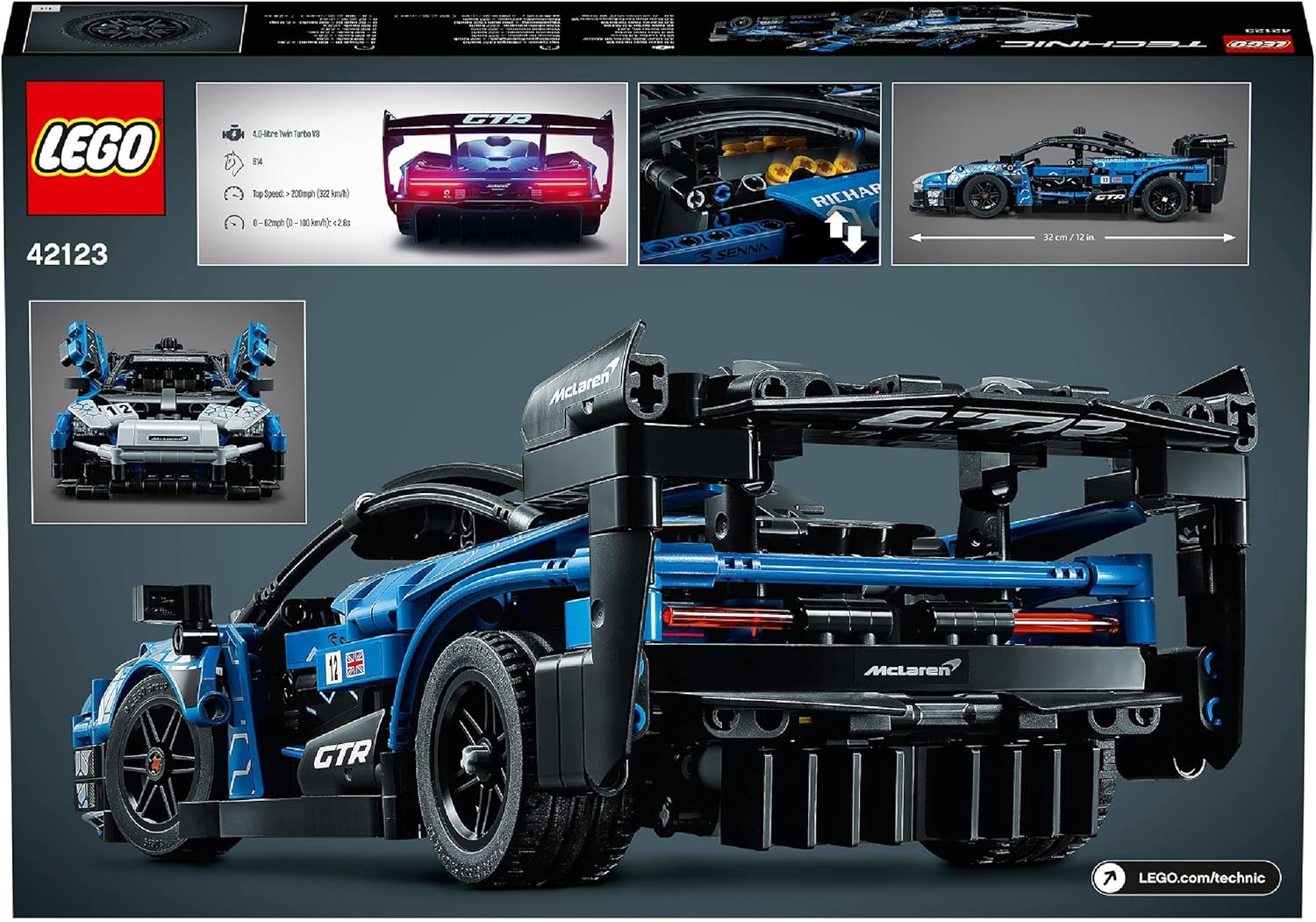 Lego 42123 Technic Mclaren Senna Gtr