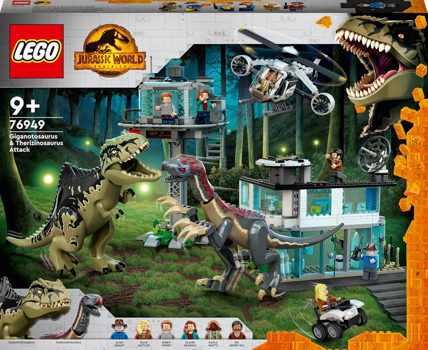 Lego 76949 Jurassic World Giganotosaurus Ve Therizinosaurus Saldırısı