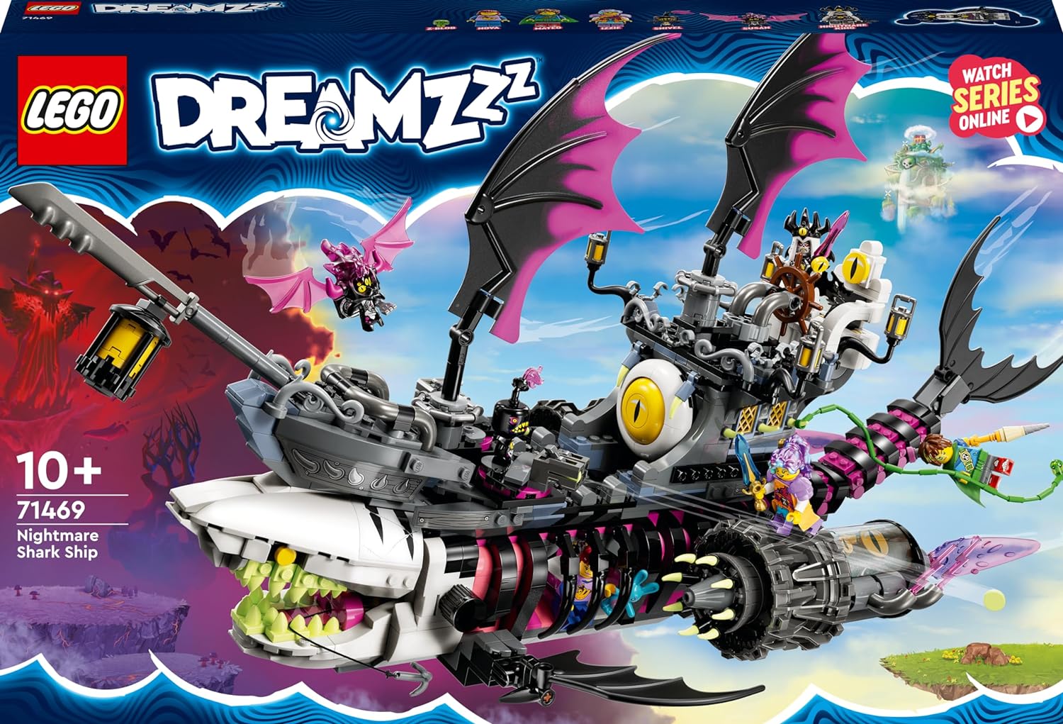 Lego 71469 Dreamzzz Kabus Köpek Balığı Gemisi