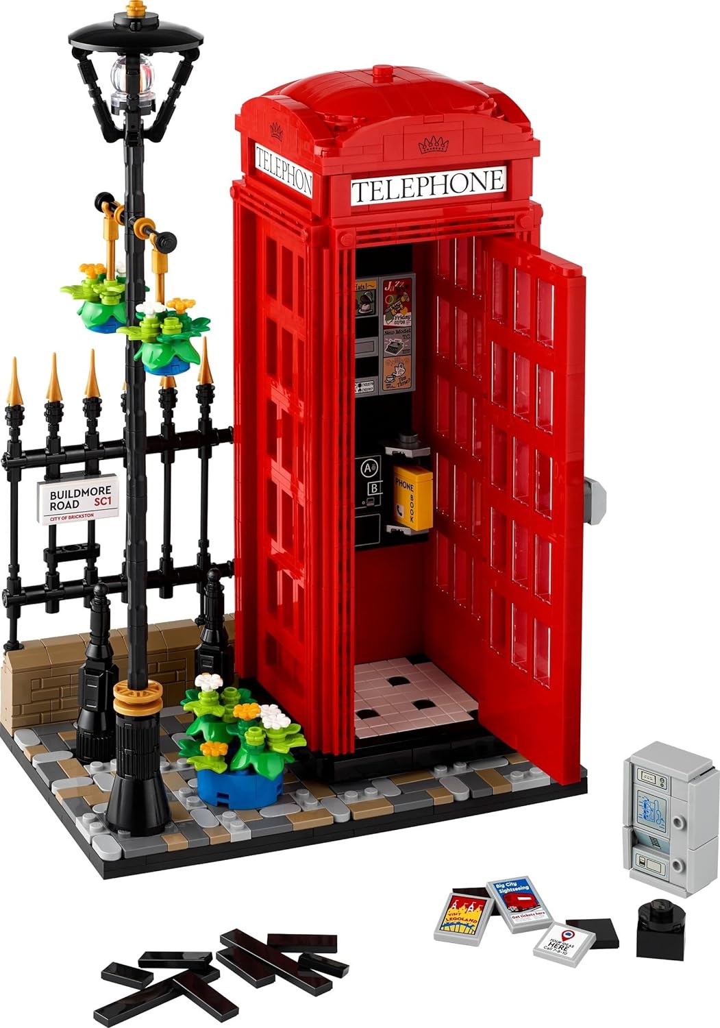 Lego 21347 Ideas Kırmızı Londra Telefon Kulübesi