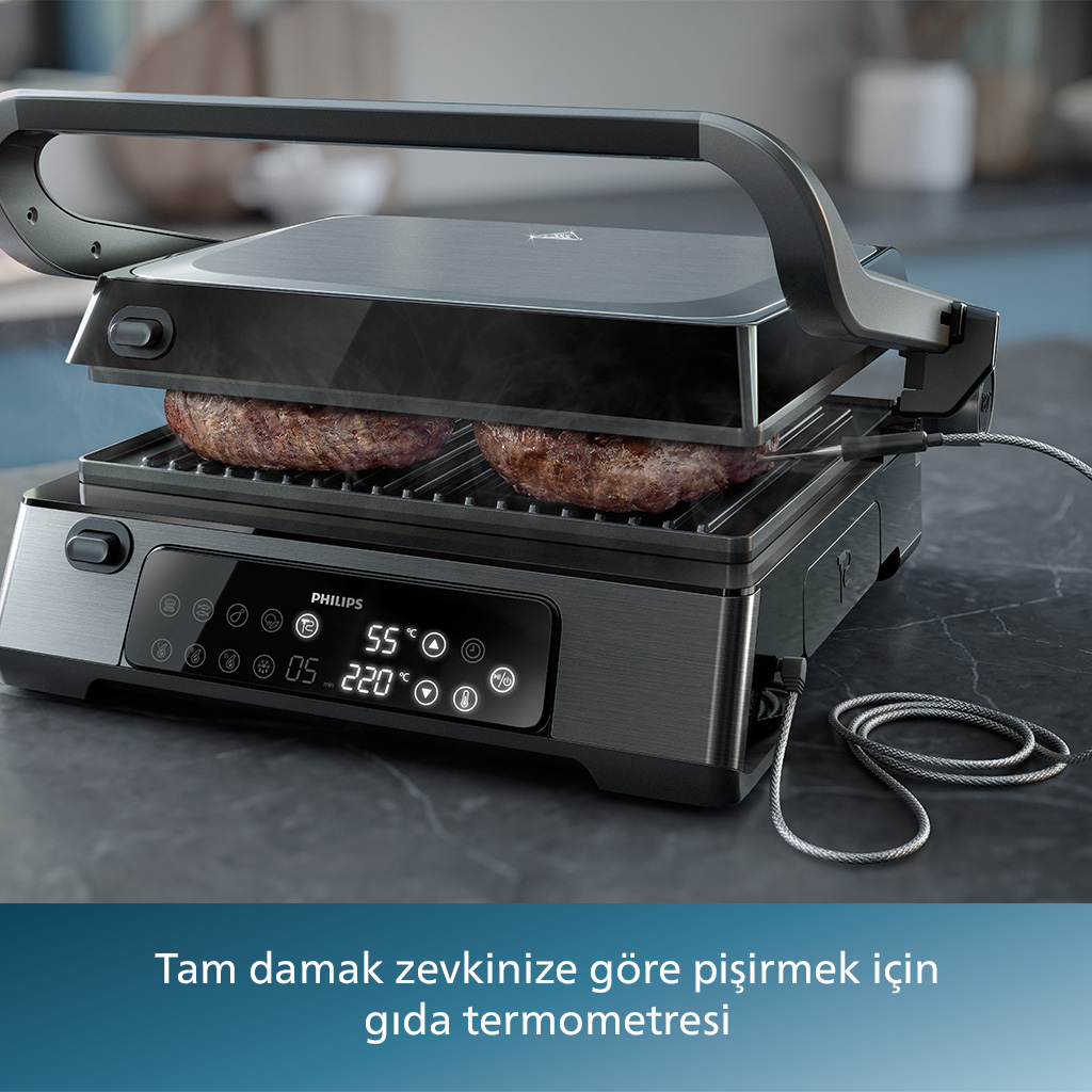 Philips Hd6307/70 7000 Serisi Contact Grill Izgara Ve Tost Makinesi