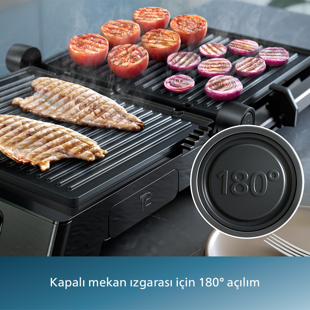 Philips Hd6307/70 7000 Serisi Contact Grill Izgara Ve Tost Makinesi