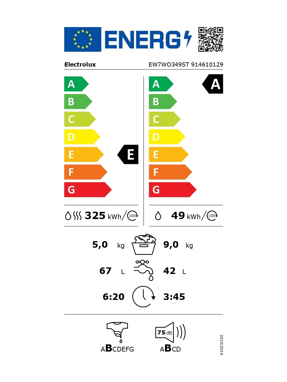 Electrolüx Ew7wo349st 9/5 Kg,1600 Devir Kurutmalı Çamaşır Makinesi