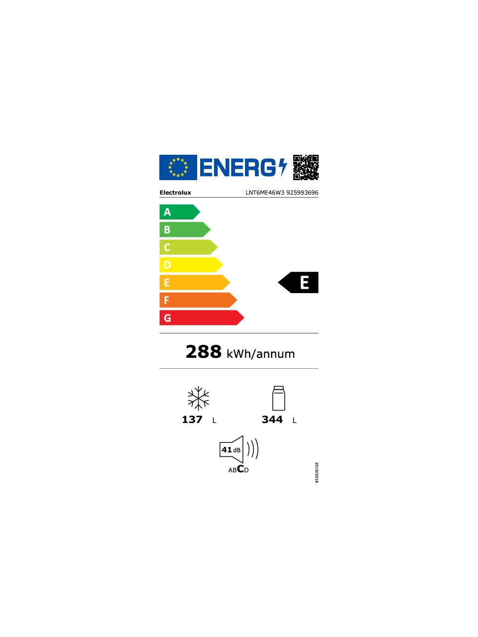 Electrolüx Lnt6me46w3 461 Lt. No Frost Combi Tipi Buzdolabı